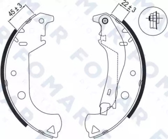 FOMAR FRICTION FO 9015